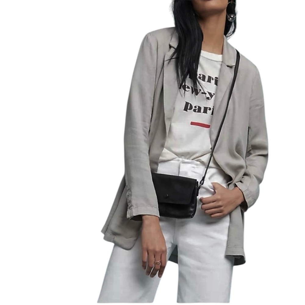 Anthropologie Cloth & Stone Open Blazer